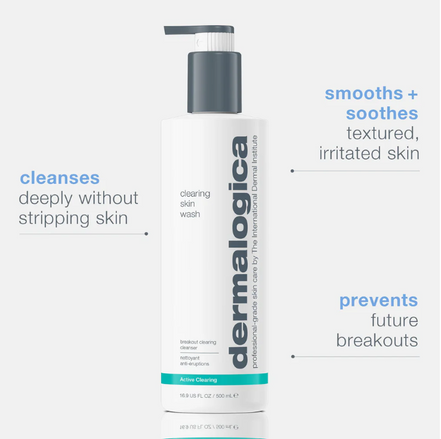acne clearing skin wash