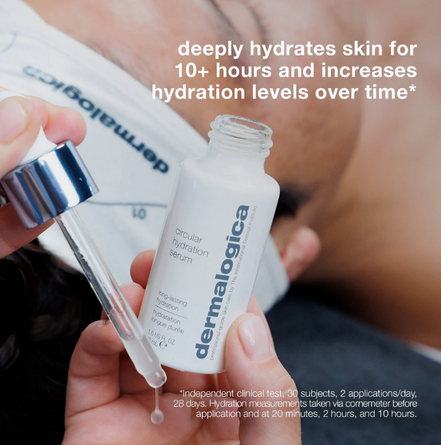 circular hydration serum with hyaluronic acid
