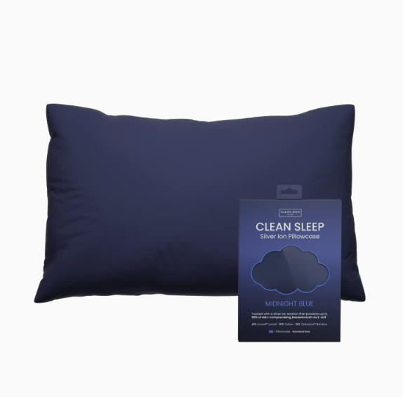 Clean Sleep Silver Ion Pillowcase (Single)