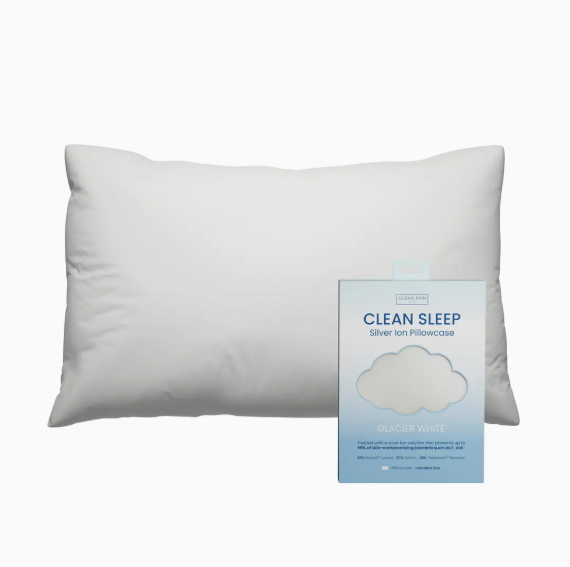Clean Sleep Silver Ion Pillowcase (Single)