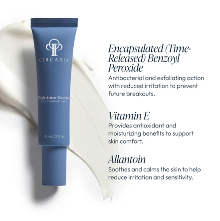 Nighttime Control Acne Treatment Lotion